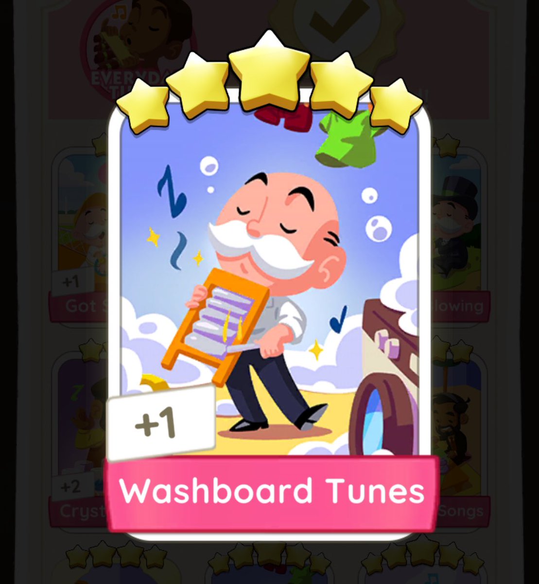 bbamwwham's tweet photo. WTT monopoly go 5*

have:
groove on
washboard tunes
beatboxer

want:
monopoly tunes
smash hits
happy stroll https://t.co/QehUpcq3fF