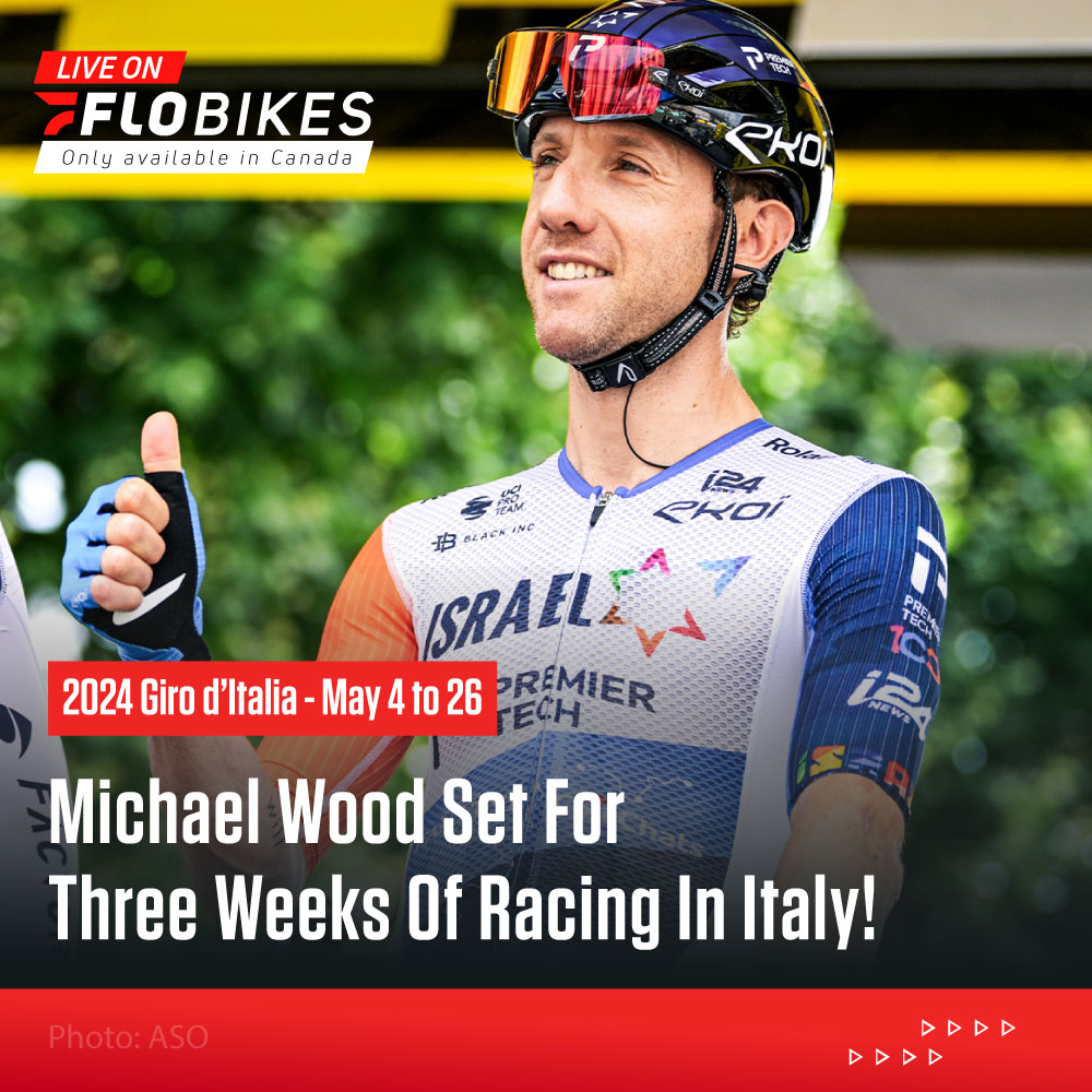 The 2024 Giro d'Italia stars Saturday with Michael Woods aiming for a stage win in a third Grand Tour. Live for our viewers in Canada. More #Giro info here: flosports.link/3QeLrst