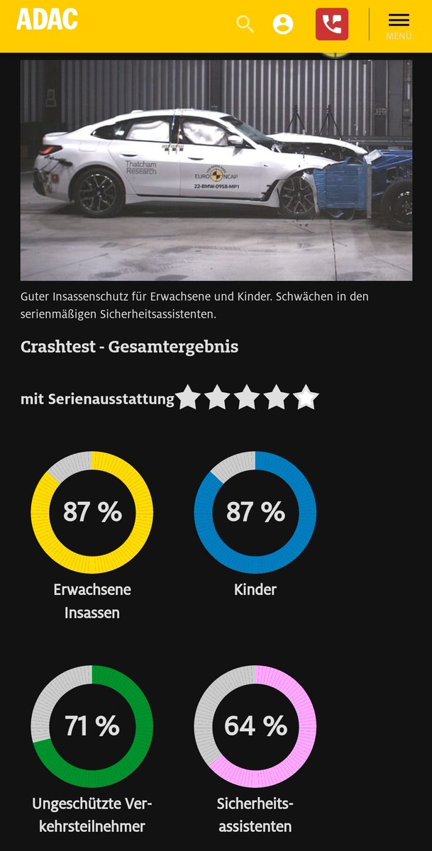 @Rob82_fcb @nullkommazero Ich bin gespannt, was rechtfertigt denn jetzt 30.000€.
Der Crashtest ist es auf jeden Fall nicht