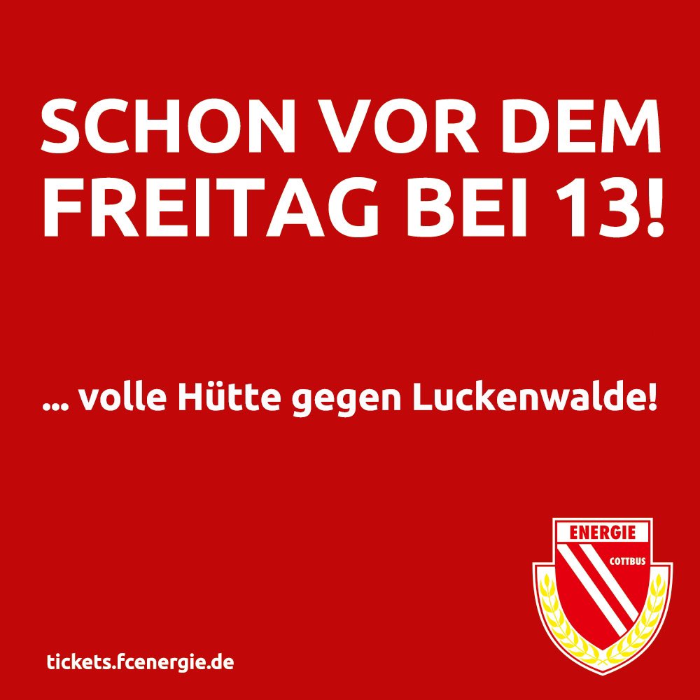 Der Vorverkauf für das letzte Heimspiel läuft und läuft… 🥰 Es gibt jetzt auch Karten für die Blöcke S2 (Sitzplatz) sowie F1 und F2 (Stehplatz). Nutzt unsere Vorverkaufsstellen und das Onlineportal 👉🏻tickets.fcenergie.de #WIR #FCEFSV