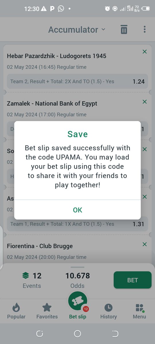 Favourites Win or Draw Banker🔥 Let's Play Again 🍻 📌 1️⃣0️⃣+ Odds Code 👉 UPAMA Bookie 👉 @BetwinnerNg Not on? Register👇 bwredir.com/1U8d?p=%2Fregi… Use Promo Code WOOZZAA Good luck 🤞 RT✅