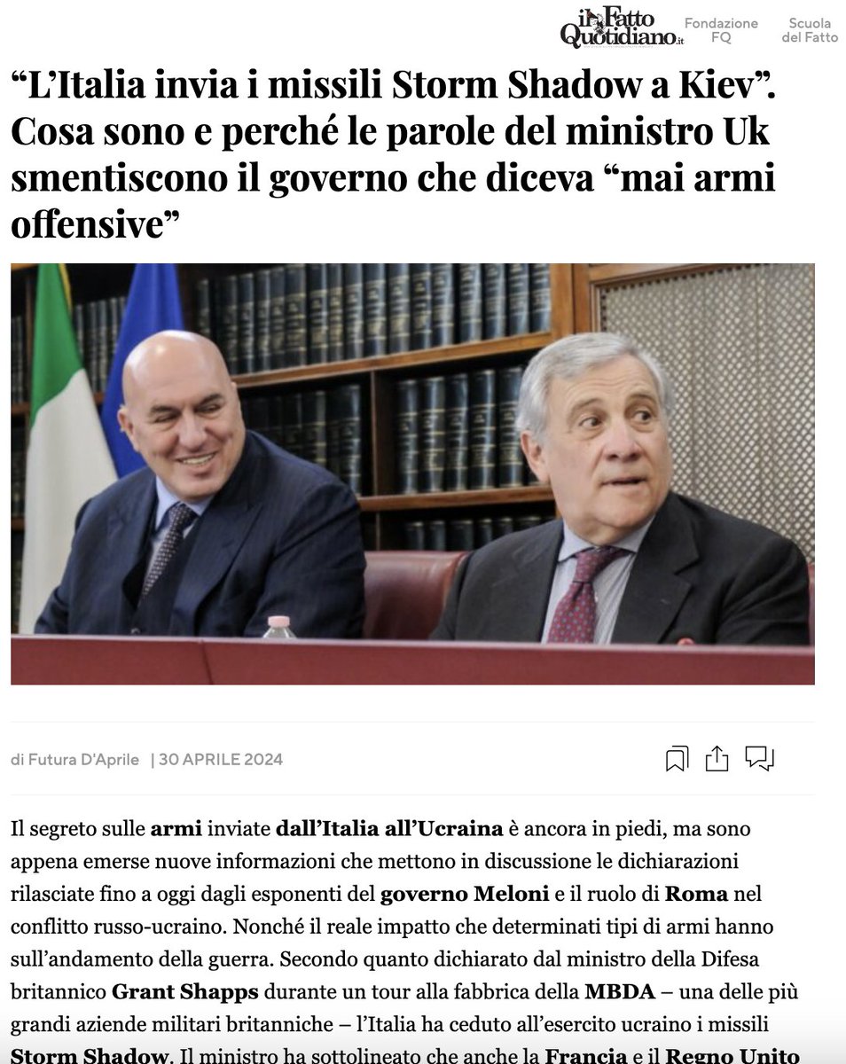 Quel bugiardo di Crosetto. Ho sempre voluto bene al ministro Crosetto che, per fortuna, mi ha bloccato su X e non può leggere ciò che sto per scrivere di lui. Gli ho sempre voluto bene, fino a quando non ha iniziato a fare il pupazzo nelle mani di Biden. Ma procediamo con ordine.