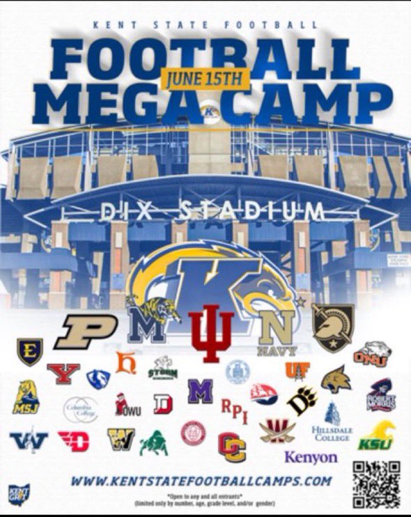 Romeo Kidd (@romeokidd3) on Twitter photo Thank you too <a href="/keegan_linwood/">Keegan Linwood</a> for the mega camp invitation <a href="/KentStFootball/">Kent State Football</a> can’t wait to go out there and showcase my talent!! Thank you too <a href="/keegan_linwood/">Keegan Linwood</a> for the mega camp invitation <a href="/KentStFootball/">Kent State Football</a> can’t wait to go out there and showcase my talent!!