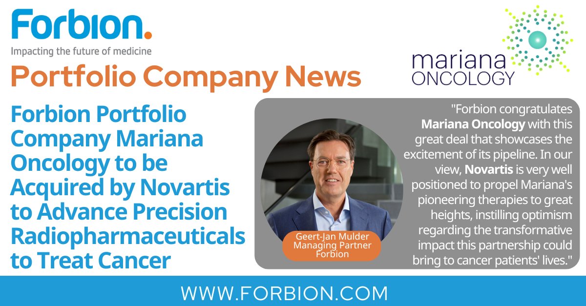 Forbion (@forbionlifesci) on Twitter photo Our 5th exit in just about a year. Congratulations team Forbion! forbion.com/en/news/forbio… #lifesciences #biotech <a href="/endpts/">Endpoints News</a> #oncology Our 5th exit in just about a year. Congratulations team Forbion! forbion.com/en/news/forbio… #lifesciences #biotech <a href="/endpts/">Endpoints News</a> #oncology