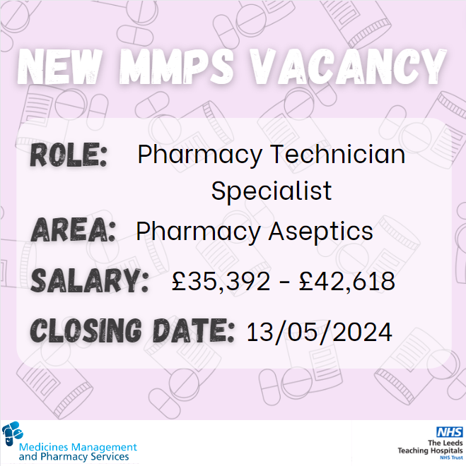 Are you looking to act as a senior presence in a forward-thinking department? Are you interested in a position with both managerial and 'hands on' aspects? If so, this vacant post in our evolving department could be for you 📌

Please see NHS Jobs: jobs.nhs.uk/candidate/joba….

#MMPS