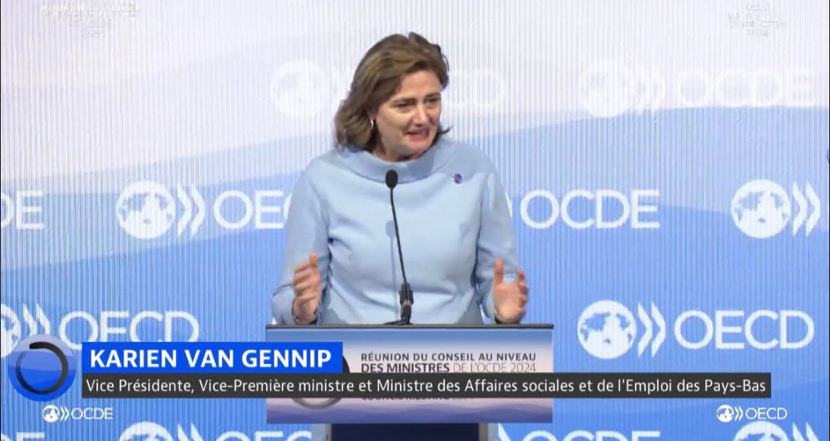 Karien van Gennip (@karienvangennip) on Twitter photo <a href="/OECD/">OECD ➡️ Better Policies for Better Lives</a> <a href="/JapanOECD/">OECD日本政府代表部 Permanent Delegation of Japan to OECD</a> <a href="/R_Ramirez_O/">Rogelio Ramírez de la O</a> <a href="/NLmissionOECD/">Netherlands <a href="/OECD/">OECD ➡️ Better Policies for Better Lives</a></a> <a href="/JPN_PMO/">PM's Office of Japan</a> Zeker met de uitdagingen waar we, nationaal als internationaal, voor staan. Ook zei ik, namens het kabinet, Nederlandse steun toe aan Indonesië bij hun toetreding tot @OECD. Goed om met zo veel internationale collega’s samen te komen onder leiding van <a href="/JapanOECD/">OECD日本政府代表部 Permanent Delegation of Japan to OECD</a>. #OECDMinisterial <a href="/OECD/">OECD ➡️ Better Policies for Better Lives</a> <a href="/JapanOECD/">OECD日本政府代表部 Permanent Delegation of Japan to OECD</a> <a href="/R_Ramirez_O/">Rogelio Ramírez de la O</a> <a href="/NLmissionOECD/">Netherlands <a href="/OECD/">OECD ➡️ Better Policies for Better Lives</a></a> <a href="/JPN_PMO/">PM's Office of Japan</a> Zeker met de uitdagingen waar we, nationaal als internationaal, voor staan. Ook zei ik, namens het kabinet, Nederlandse steun toe aan Indonesië bij hun toetreding tot @OECD. Goed om met zo veel internationale collega’s samen te komen onder leiding van <a href="/JapanOECD/">OECD日本政府代表部 Permanent Delegation of Japan to OECD</a>. #OECDMinisterial