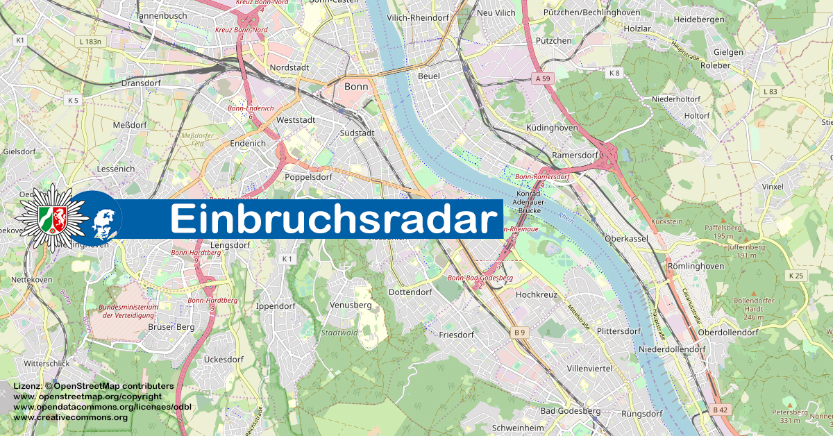 Unser Einbruchsradar für den Zeitraum vom 23.04. bis zum 30.04.2024. Neunmal scheiterten Diebe an gut gesicherten Fenstern und Türen oder aufmerksamen Nachbarn. Dagegen wurden uns neun vollendete Einbrüche gemeldet. 🌐bonn.polizei.nrw/artikel/aktuel…