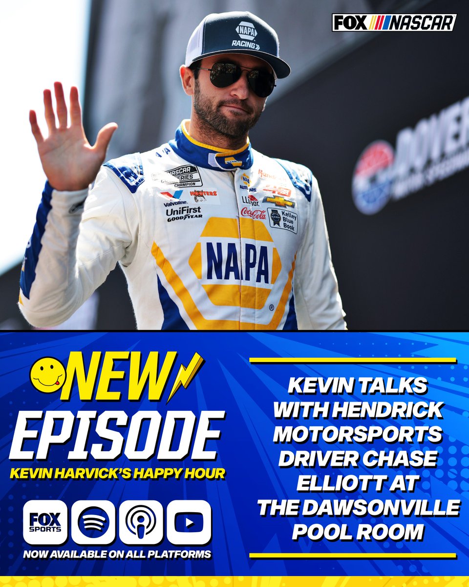 🚨 NEW EPISODE🚨 An extended cut of @KevinHarvick's pre-race television interview with Chase Elliott from the Dawsonville Pool Room. Right here ➡ link.chtbl.com/CgtlDJUZ