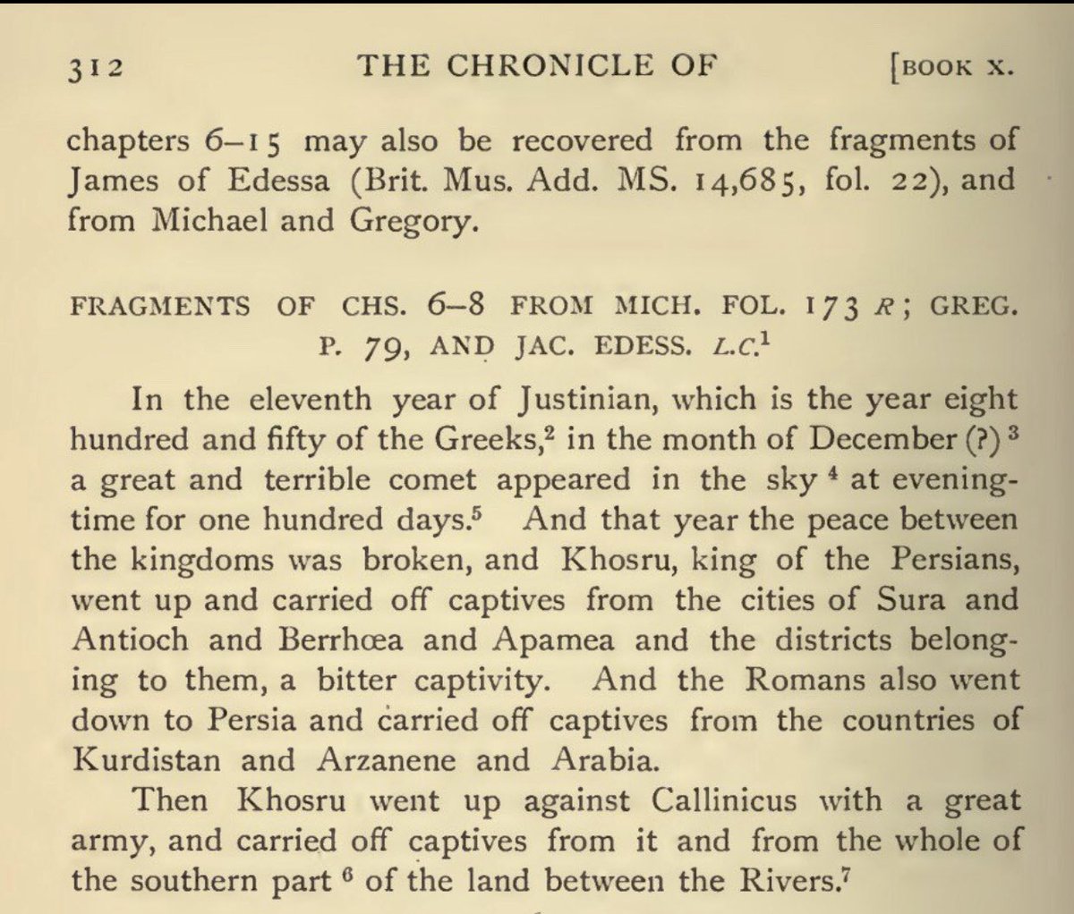 @Ashshuraya Zacharias of Mytilene (Ζαχαρίας ό Μιτυληναίος; c. 465, Gaza – after 536), also known as Zacharias Scholasticus or Zacharias Rhetor, was a bishop and ecclesiastical historian.