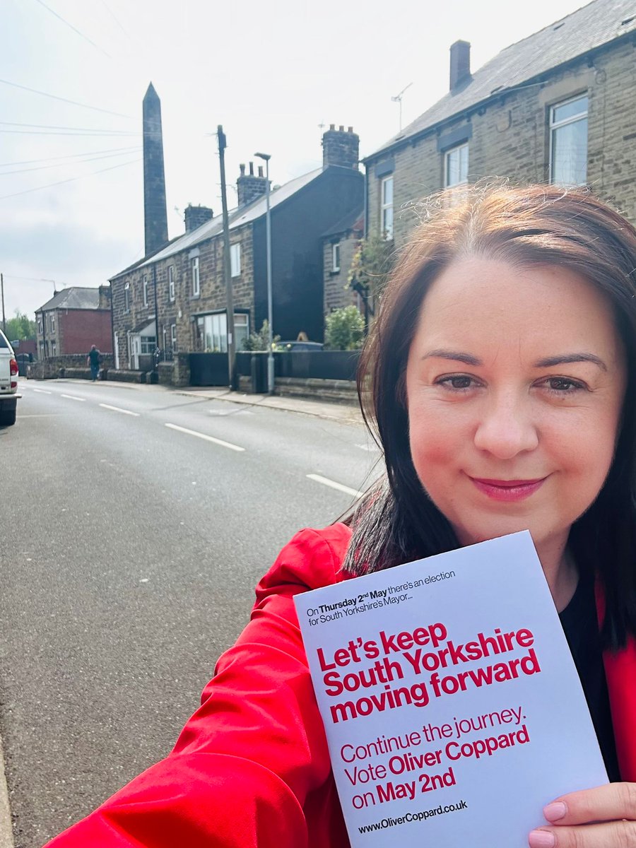 Out knocking this morning for @olivercoppard , @SHforRockingham in Birdwell & in Kingstone for Simon Williamson. Don’t forget to take your ID to the Polling Station 🌹