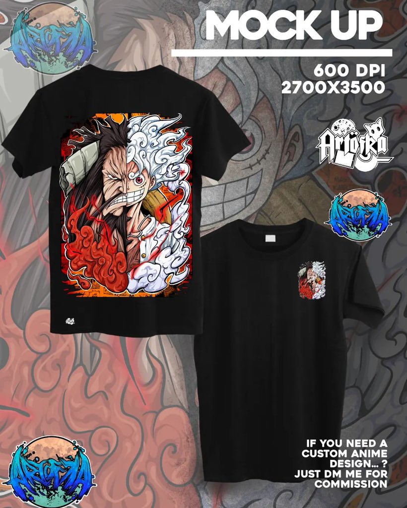 ❌❌❌SOLD ❌❌❌
KAIDO / LUFFY NIKA🐉🐲
.
Wanna order your custom design? Just dm me 😁
.
#luffy #onepiece #kaido #art #logo #luffy #design #distroanime #shanks #procreate #nika #tshirt #onepieceanime #animetshirt #animedesign #naruto #narutoedits #clothingbrand #anime