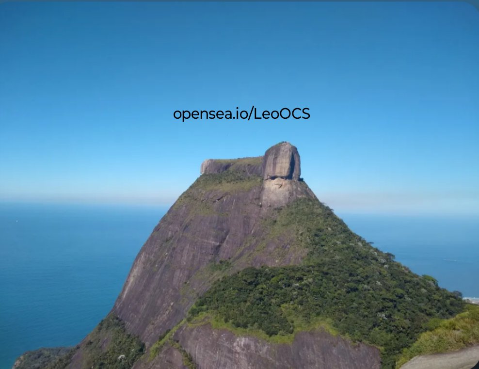 Pedra da Gávea 5 MATIC 1/25 #opensea #pedradagavea #photography #brasil