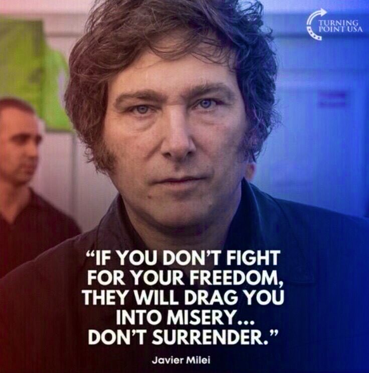 Javier Milei stopped his country from turning into a Communist hell hole!! He is the Argentinian version of President Trump!!! LOVE THIS MAN!👇👇👇
