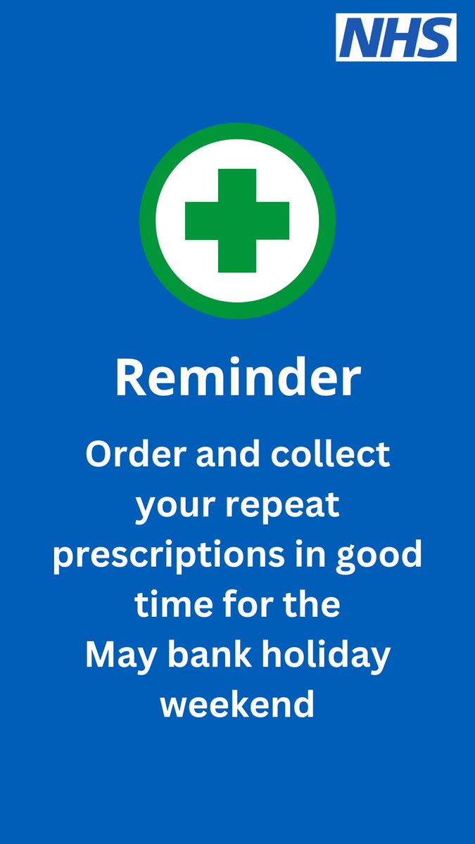 Please remember to order your medication as it is Bank Holiday Monday.  #BankHolidayMonday #MedicationReminder #HealthcareTips #PrescriptionMeds #PharmacyLife