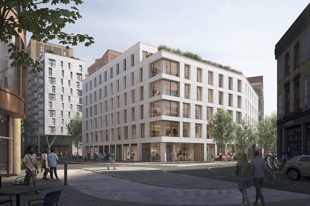 Waugh Thistleton has won approval for a timber-framed office block in Maidenhead: bit.ly/4aWFysb
