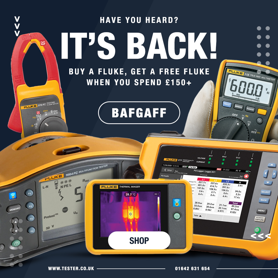 🔥Hot Offer🔥

When you buy a @FlukeCorp PTi120 Thermal Camera you’ll get a #Free Tool Kit worth £79!

You’ll also have the option to choose a #BAFGAFF Level 2 🎁

Shop the limited-time offer ➡️ ow.ly/UmBU50Rqthj 

#ThermalThursday #Fluke #ThermalCamera #ThermalImaging