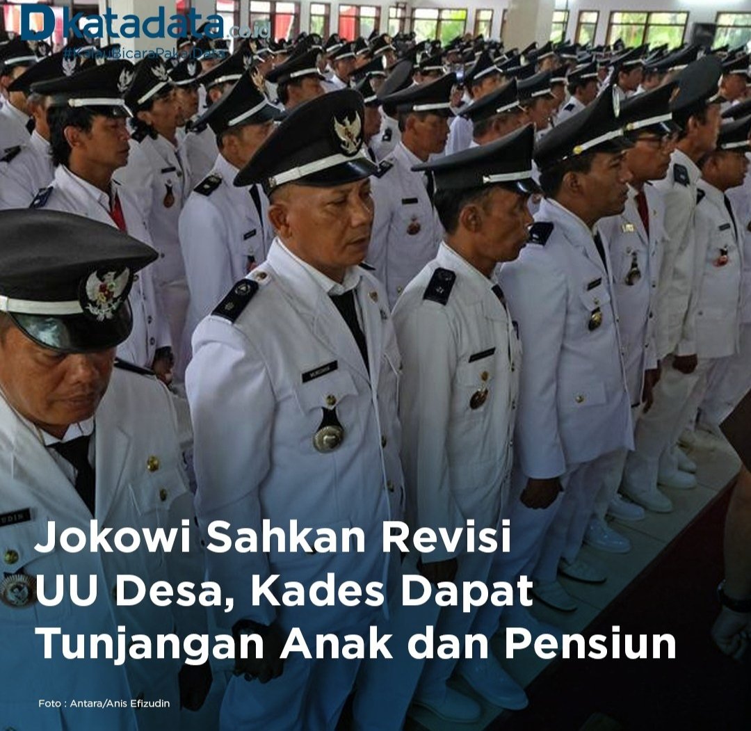 Jokowi hanya sedang membalas jasa-jasa kepala desa yang telah memenangkan Anaknya di Pilpres 2024

Sekarang, giliran anak-anak kepala desa yang disejahterakan oleh Jokowi

Simbiosis Mutualisme. Dia ga salah, kita yang salah telah melahirkan MONSTER perusak negeri ini