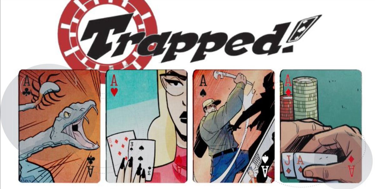 JUST ANNOUNCED: If you're attending #EPTBarcelona in August, every player bag will come with a free special edition copy of our comic book - TRAPPED. Our initial launch will come via Kickstarter that same week.