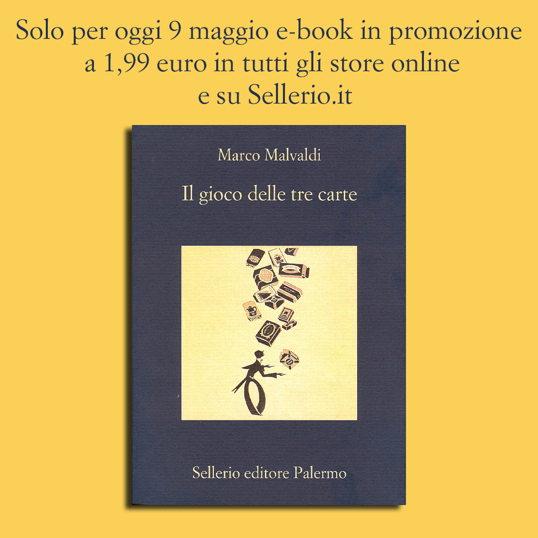 'Il gioco delle tre carte', la seconda indagine del #BarLume in promozione #ebook solo per oggi. #MarcoMalvaldi sellerio.it/it/catalogo/Gi…