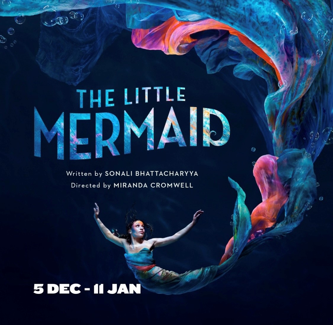 Sonali Bhattacharyya's (@sonali_db) adaptation of The Little Mermaid will play at @BristolOldVic from 5 Dec - 11 Jan🧜‍♀️ Tickets on sale now! ➡️ bristololdvic.org.uk/whats-on/the-l…