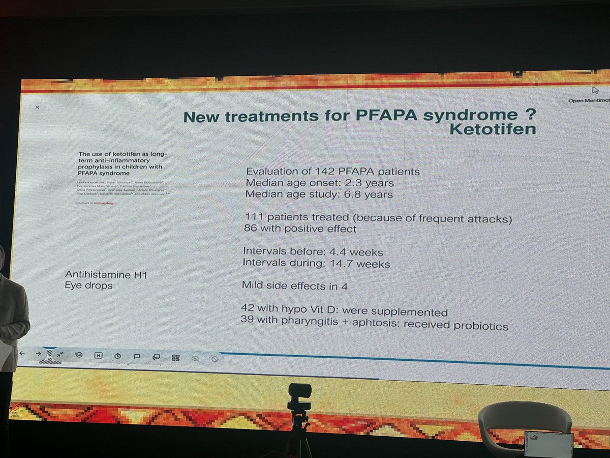 New treatment for PFAPA?! Dr. Hofer - ‘more data needed’ #PAFLAR24