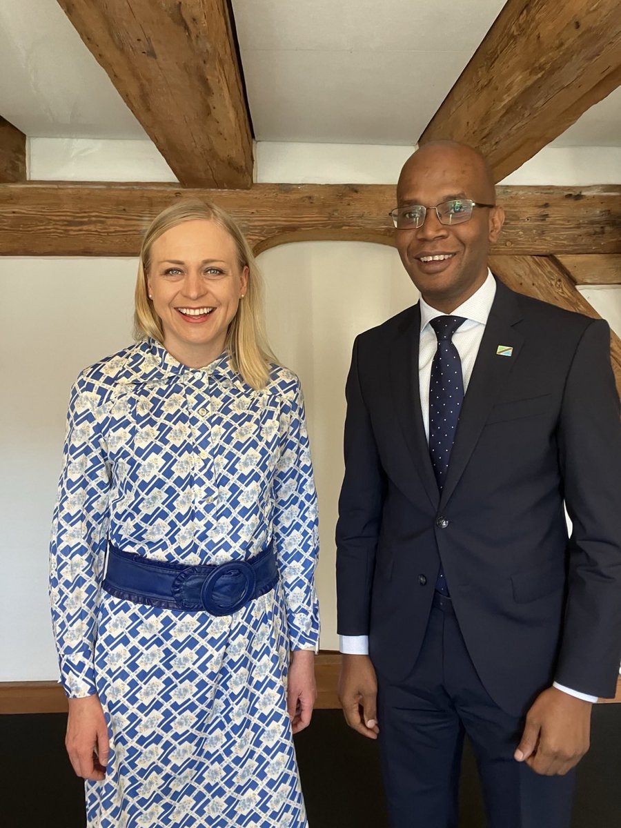 Finland and Tanzania have a longstanding partnership and I was pleased to learn that there is mutual interest in deepening it further in many fields including human rights, trade and investment, tech, meteorology, logistics and forestry. Looking fwd to it FM @JMakamba 🇫🇮🇹🇿