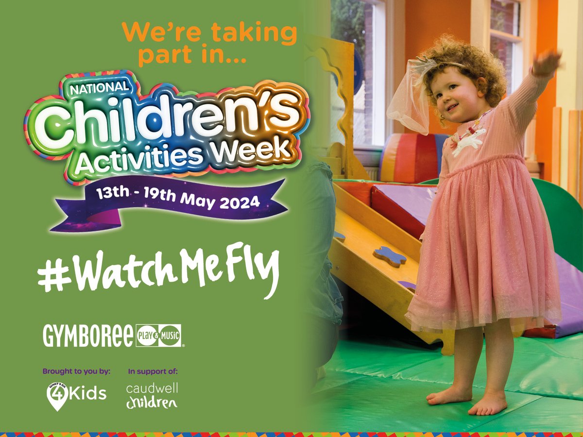 Children’s Activities Week 2024 will soon be here, raising money for @caudwellchildren
Little ones will be learning to fly in their classes during the week! Find out more...
gymbo.co.uk/news/national/…
#watchmefly
#caw2024
#childrensactivitiesweek