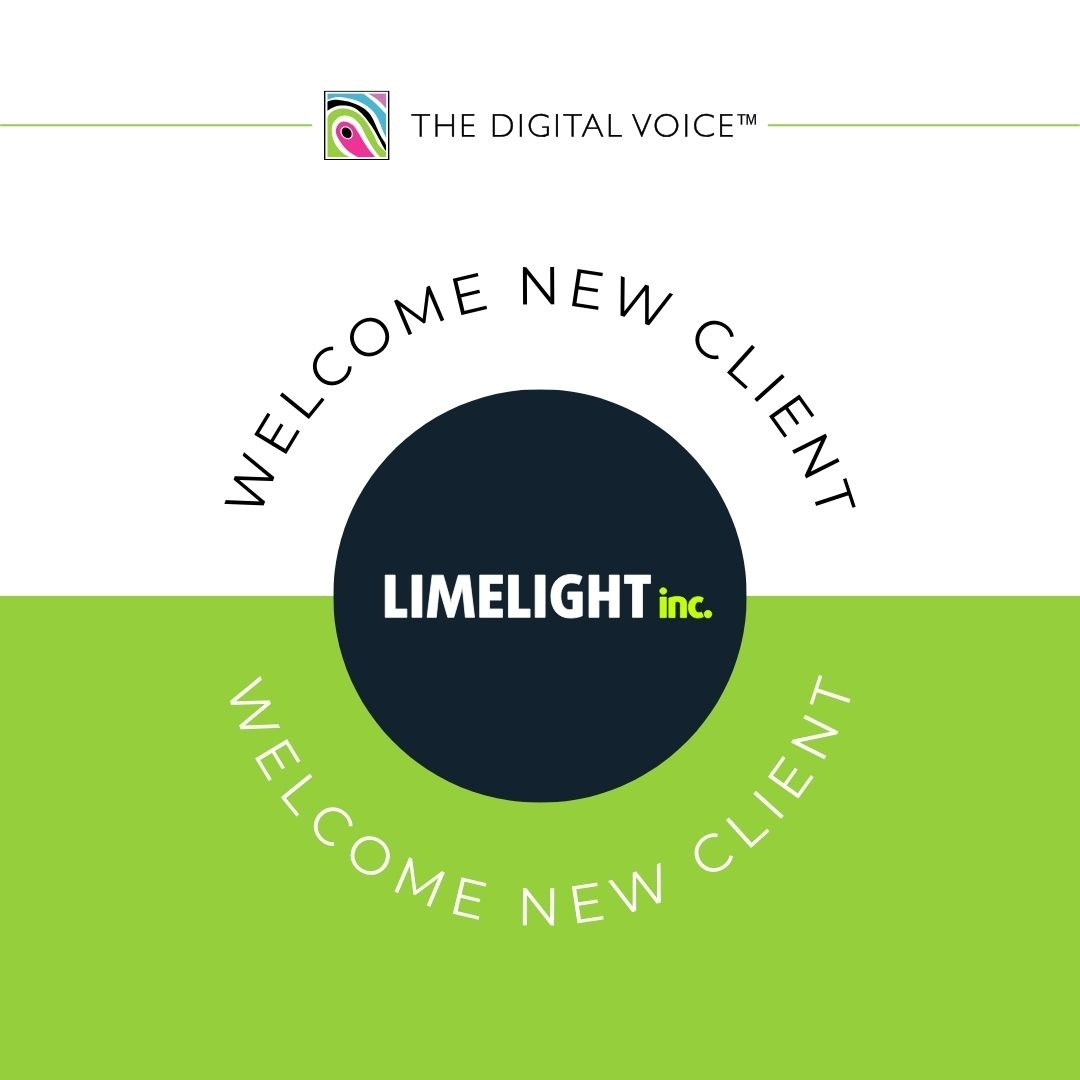 Say hello to Limelight! 🎉

The Digital Voice™ is on cloud nine to be working alongside the brilliant team at Limelight.

If you haven't already, make sure to give them a follow to keep up to date on all their amazing work! 🌟

#TheDigitalVoice #Limelight #Welcome #NewClient