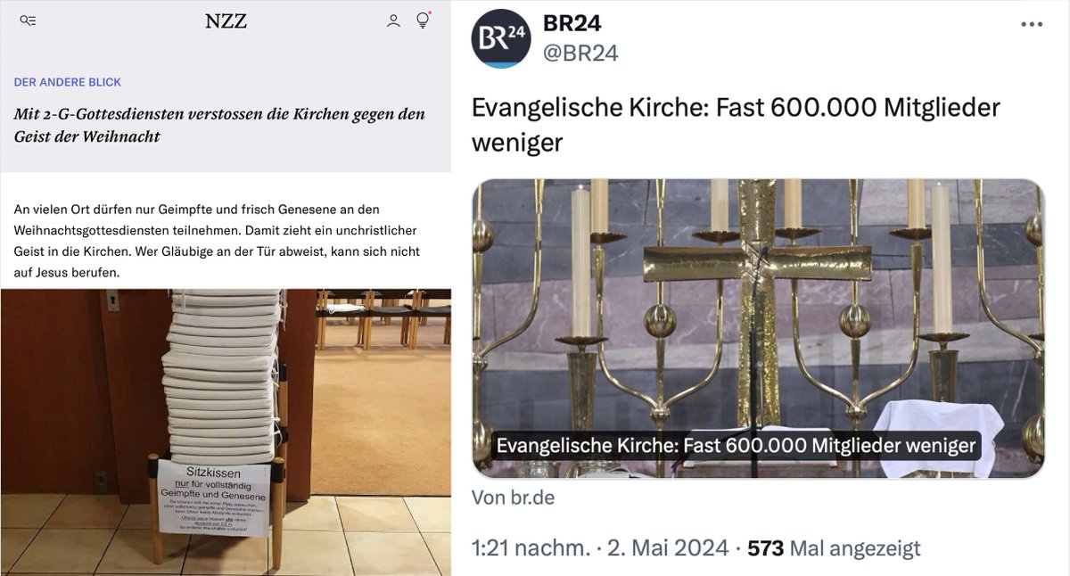 @BR24 How it started:                                              How it's going:

#Kirchenaustritt @EKD