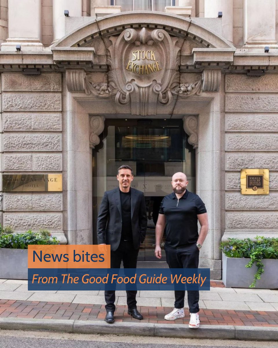 . @keatingniall1's new restaurant Tender at @GNev2’s @StockExHotel in Manchester will open on 5th July with a brasserie-style menu, afternoon teas, Sunday roasts and a chef’s table. Sign up to our free weekly newsletter for more news bites: bit.ly/3QrXvXe