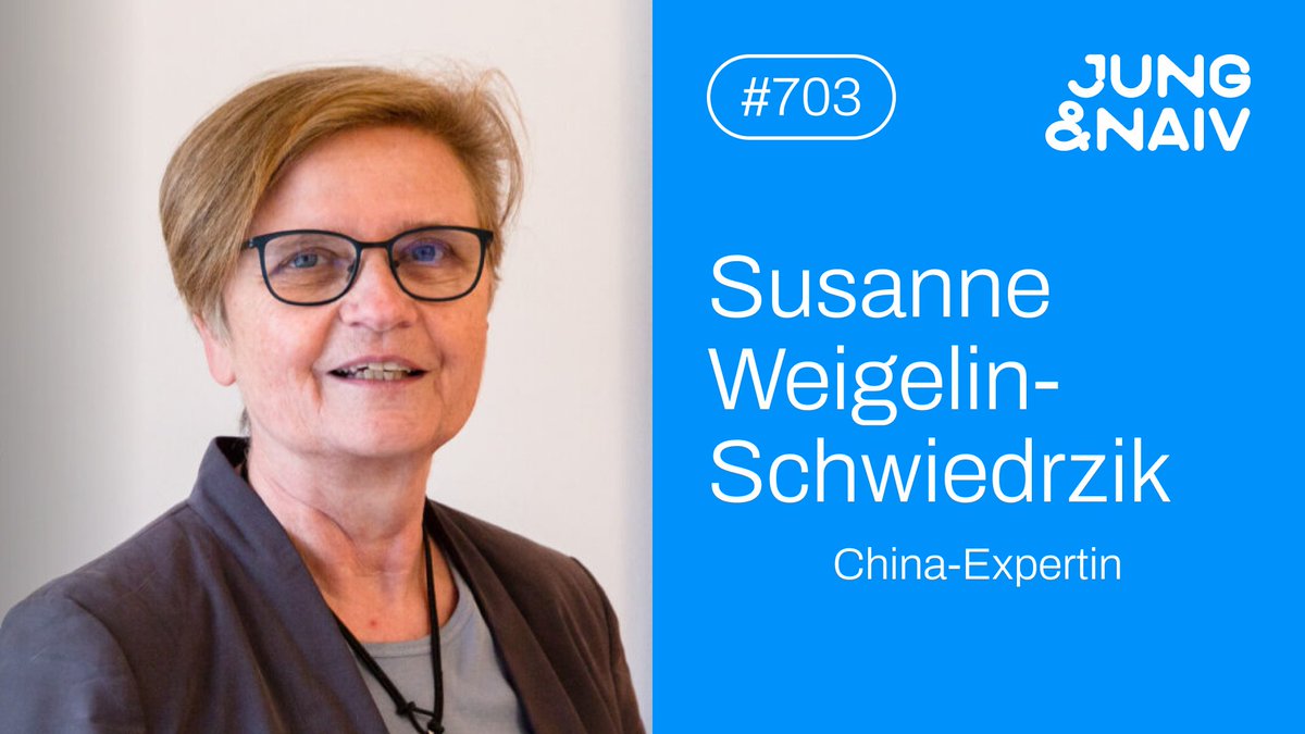 Jetzt LIVE: China-Expertin Susanne Weigelin-Schwiedrzik bei @JungNaiv youtu.be/r06TMV432TA Her mit euren Fragen zu Chinas Geopolitik, Geschichte, etc im Livechat!