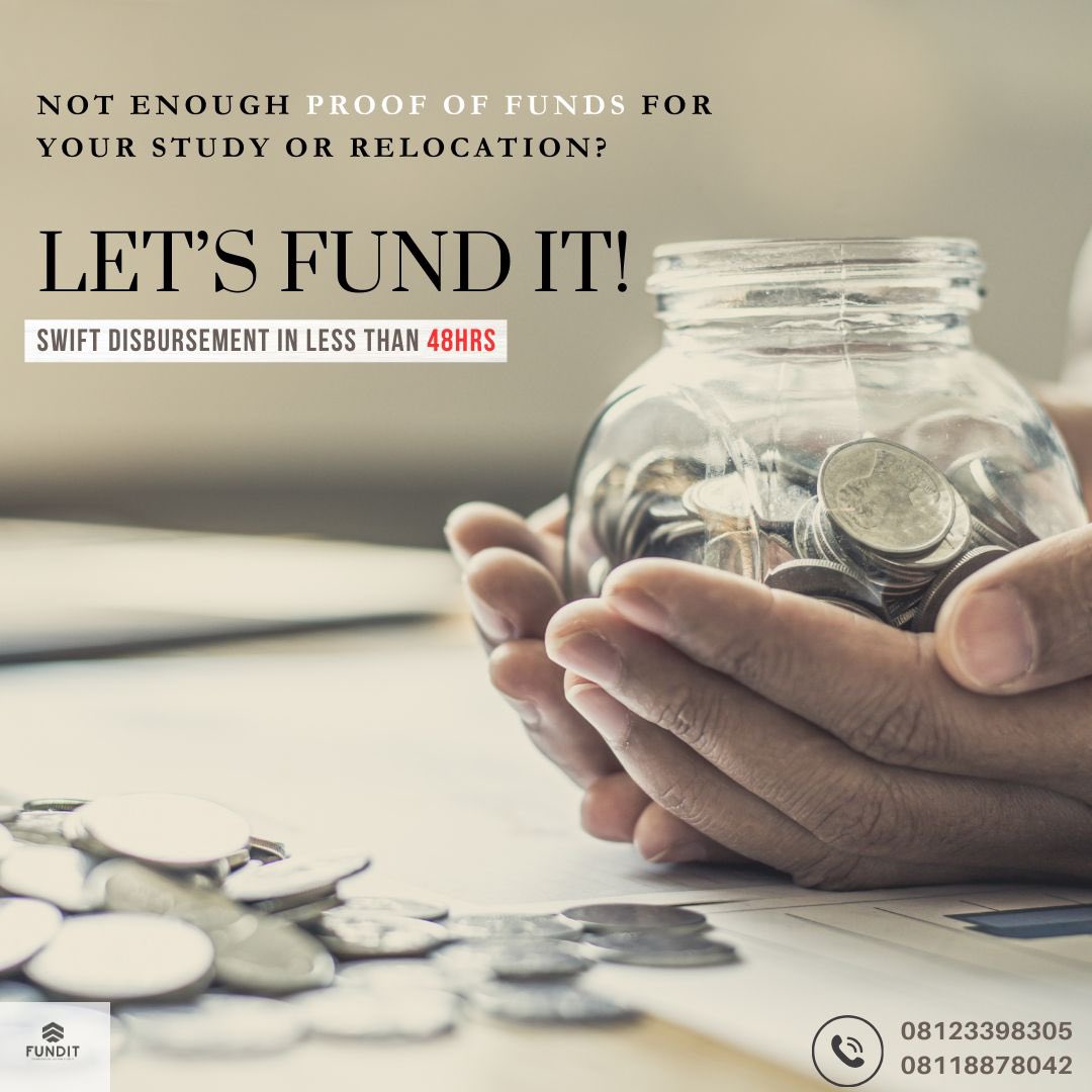 Swift proof of funds at unbeatable rates. Secure your transactions promptly with our efficient and cost-effective service.
#proofoffunds #bankstatement #poflagos
 #finance