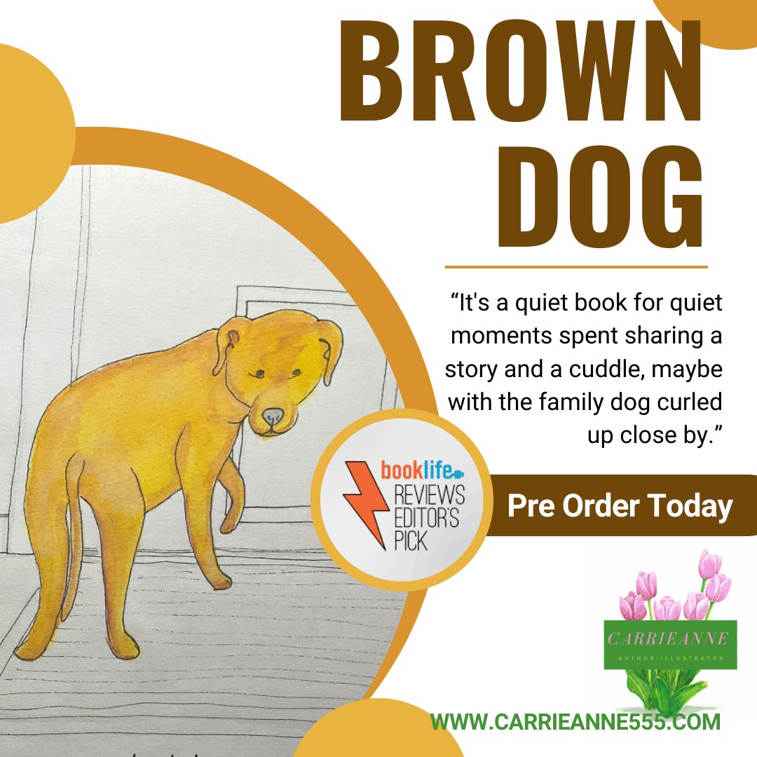 Will Brown Dog be the next Best Selling Picture Book?  Maybe! Pre-order yours today!
On Amazon, Barnes & Noble or your Local Independent book store.

#picturebook #author #illustrator #selfpublishedauthor #watercolor #dogs #pets #preschool