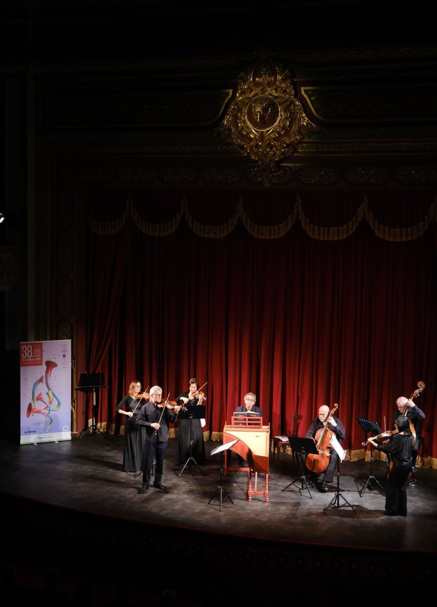 Francesco d'Orazio 🇮🇹🎻liderliğindeki barok müzik grubumuz 🇹🇷 Türkiye'nin en eski konser salonunda büyük bir başarıya imza attı. Ankara Müzik Festivali ve @tckulturTurizm işbirliği ile 💪🏻