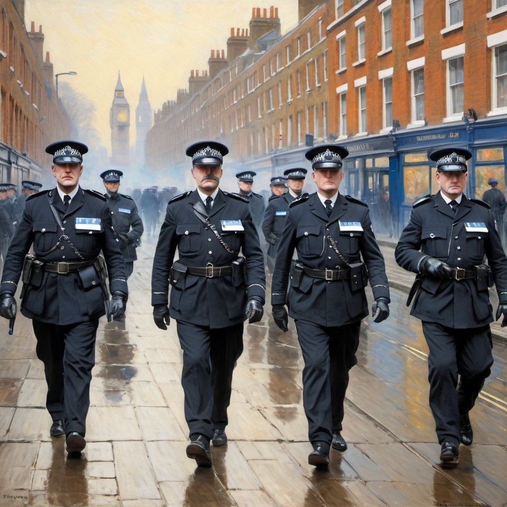 Well done the Met. A teenager fatally gored By a madman wielding a sword The police ran to danger To face the crazed stranger Loudly, their bravery roared.