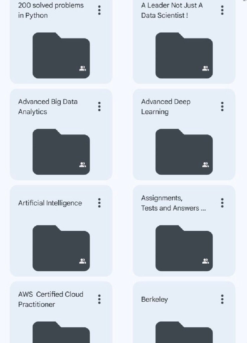 Give Away Alert!!💸💰 1. Artificial Intelligence 2. Machine Learning 3. Cloud Computing 4. Ethical Hacking 5. Data Analytics 6. AWS Certified 7. Data Science 8. BIG DATA 9. Python 10 MBA For 24 Hours only!!🕵🏼 To get it:💭 1. Follow me 2. Like & retweet 3. Reply 'Send'