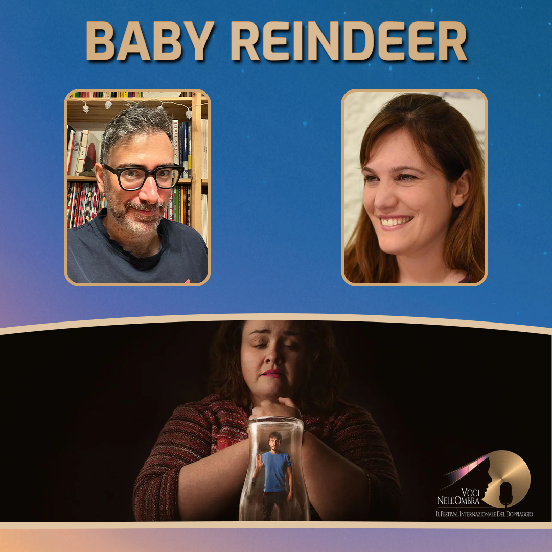 🦌'Baby Reindeer'
🎙️Con le voci di #DavidChevalier (Danny) e #BenedettaPonticelli (Martha).
🎧 Direzione del Doppiaggio di #FrancescoPezzulli
✨ La serie è già stata rinnovata per una seconda stagione.

#doppiaggio #BabyReindeer #RichardGadd  #JessicaGunning #serieTV