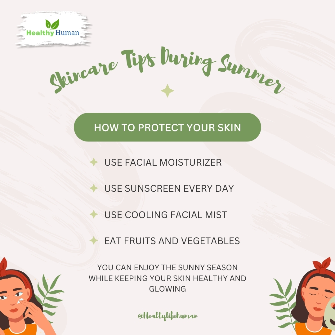 Summer skin care tips: 🌐 Visit us:healthylifehuman.com Follow for more @HealthyLifeHum #skin #summerskincaretips #summerskincare #summerskincareroutine #skincaretips #skincare #summerskin #skincareroutine #glowingskin #skintips #skincareproducts #healthyskin