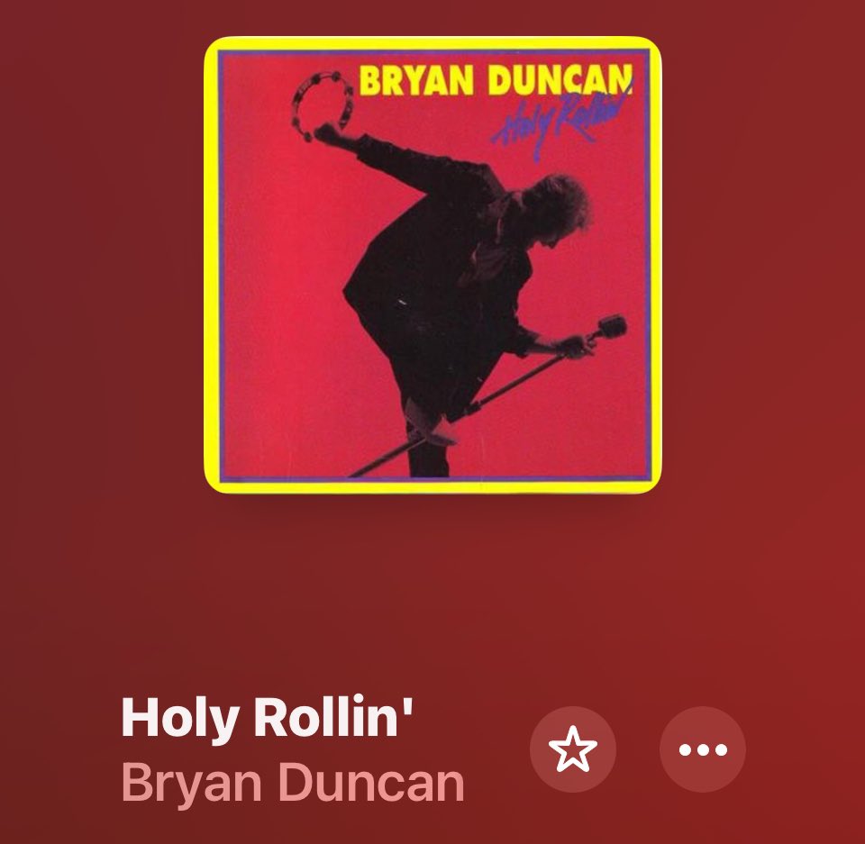 Today’s fave @Bryan_Duncan /@LunaticFriend2 song is “Holy Rollin”
I needed something with some beat to it.
#bryanduncan #lunaticfriend #JesusIsComingSoon #IFollowJesusBecause #ItsInTheBible #HeresYerSign #WordsToLiveBy #nutshellsermons #Jesus #Music #cool #awesome
