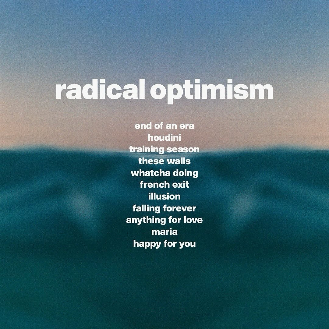 HAPPY RADICAL OPTIMISM DAY! 🌊How many hours do you have left, and which track are you claiming?