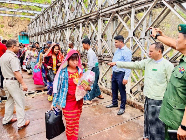 It Starts !! 

A total of 77 illegal immigrants residing in Manipur were today handed over to Myanmar in first phase.

CM N Biren Singh had ordered the identification of illegal immigrants and recording of biometric data after alarming increase in threat to National security