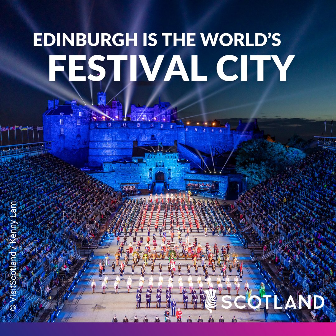 We'll welcome back some of Edinburgh's biggest festivals two months today! 🎉

@EdIntFest, @EdFringe and @EdinburghTattoo each uniquely showcase creative and cultural talent from Scotland and around the world.

Find out more about what's on offer 👇
scotland.org/events/edinbur…