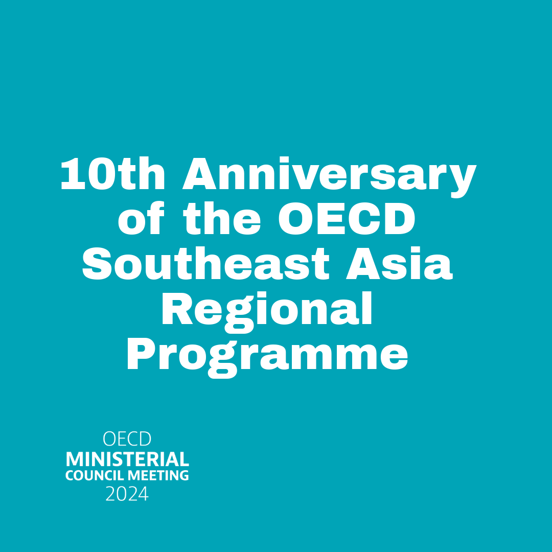 OECD marks 10 years of the SEA Regional Programme with Japanese PM Fumio Kishida (@JPN_PMO), SG of @ASEAN Dr Kao Kim Hourn and SG @MathiasCormann at the #OECDministerial. See what the Programme has achieved so far 🧵⤵️