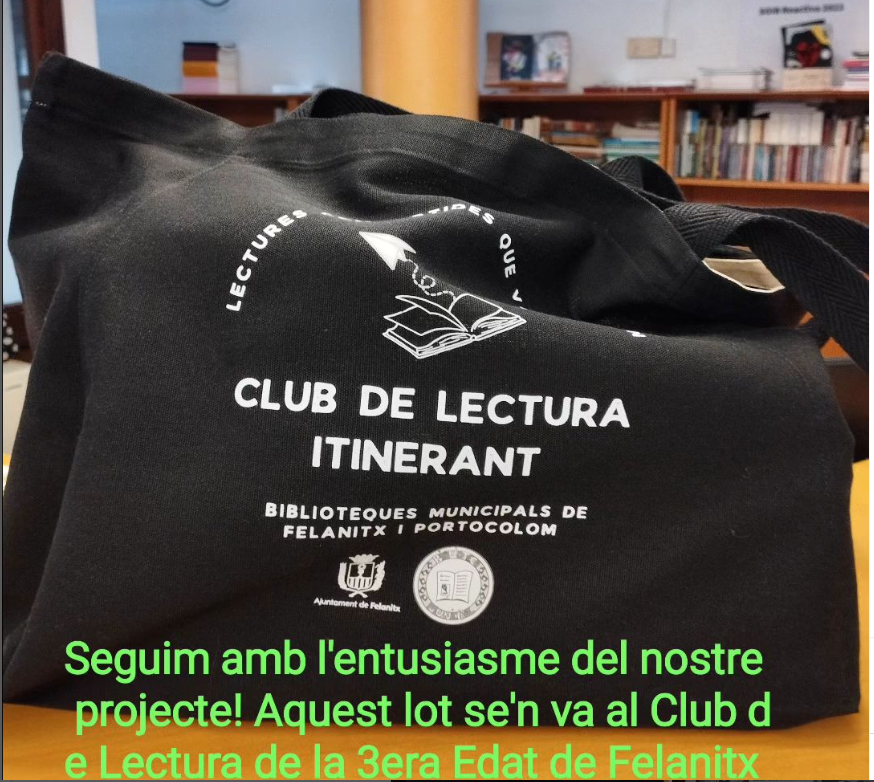 bibliomallorca's tweet photo. Les biblioteques de Felanitx tenen Clubs de lectura itinerants!
Excel·lent iniciativa per apropar la lectura a tothom👏🏼👏🏼👏🏼
La Xarxa de Biblioteques de Mallorca sempre al costat de la ciutadania! https://t.co/Ust6iXqJMG