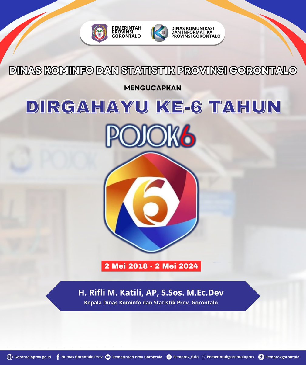 Terima kasih ucapan dan doanya Diskominfo Provinsi Gorontalo