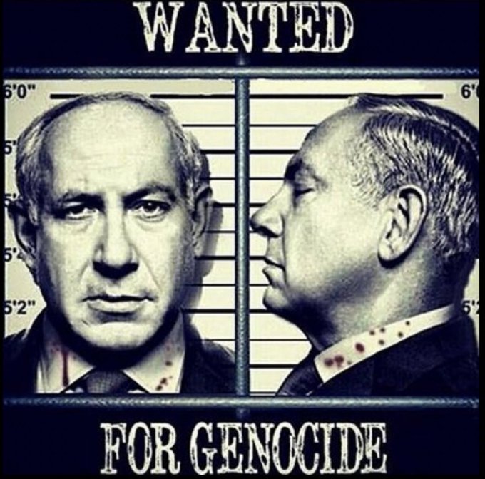 Take the monster to jail and freed Palestine from occupation