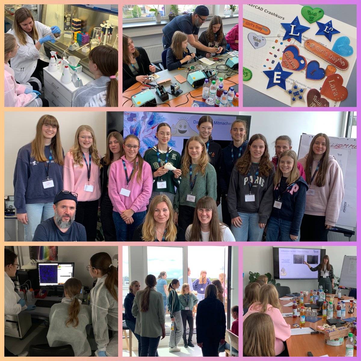 👩‍🔬Reflecting on Incredible Girls' Day at ibidi!🌟

🤩Last week, we had the pleasure of hosting an amazing group of young girls at our Munich office! It was an inspiring day filled with curiosity and inspiration.

#GirlsDay #GirlsInSTEM #Inspiration #Scienceisfun #WomenInScience