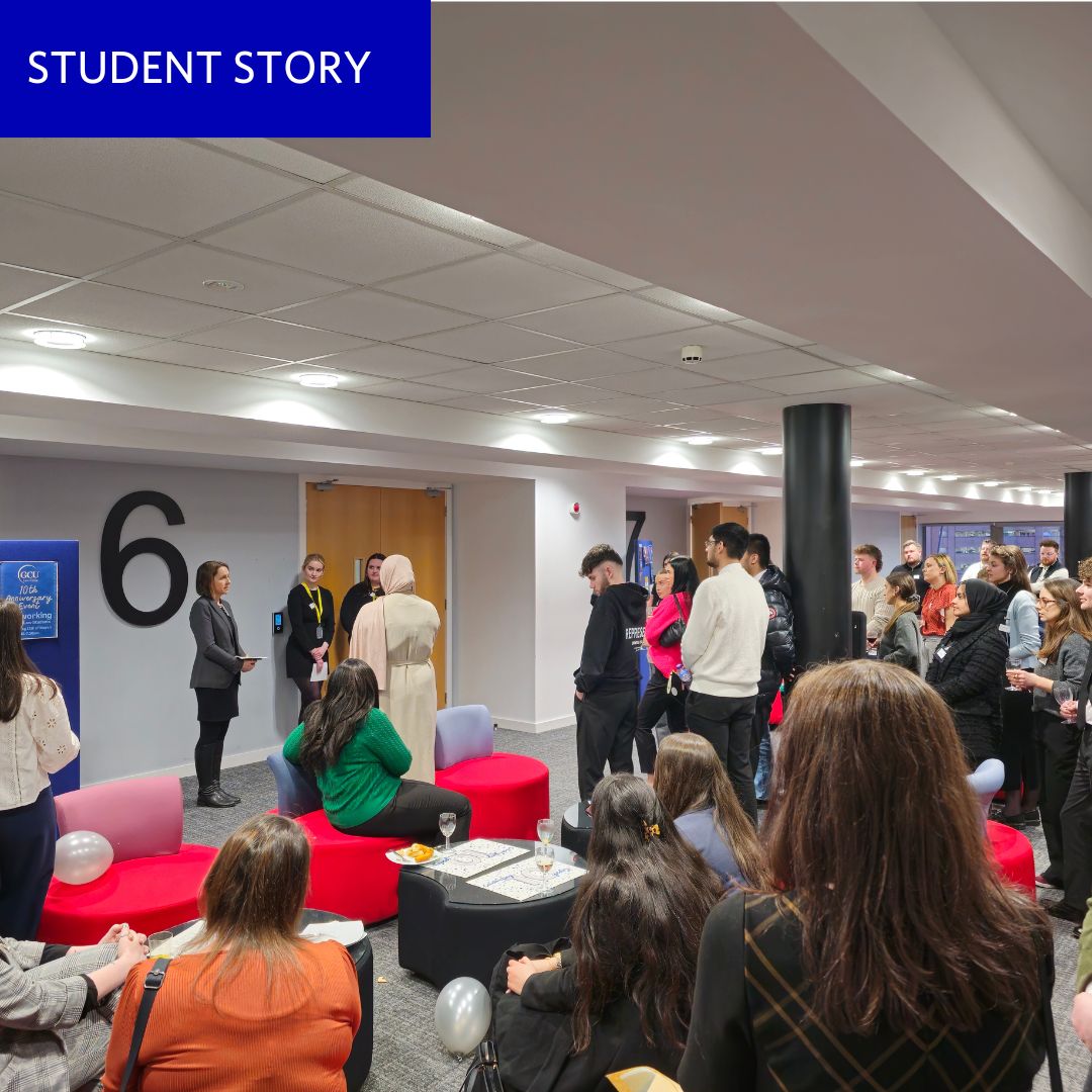 Students, staff & industry figures joined together to celebrate the success of the @GCULawClinic , which included hearing from some guest speakers at their 10th anniversary event 🗣️ #StudentStory Read the full story🔗 gcu.ac.uk/currentstudent…