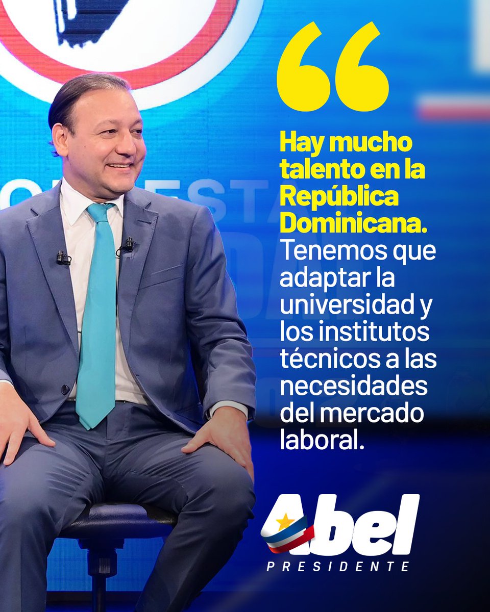 #AbelMartínez | Hay mucho talento en República Dominicana. #AbelEscuchaLaGente #TrabajarConCorazón