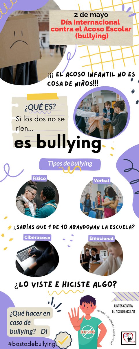 #DíaInternacionalContraElAcosoEscolar ❤️‍🩹 🚫Bullying